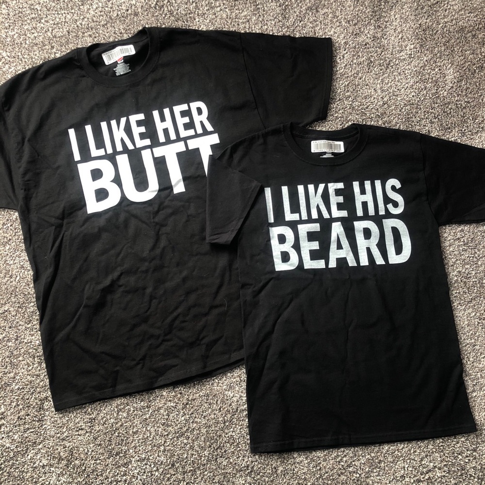 His/Hers t-shirts